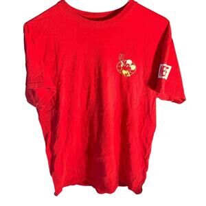 Vintage Disney Neff Mickey Mouse "True Original" T-Shirt Red Size M